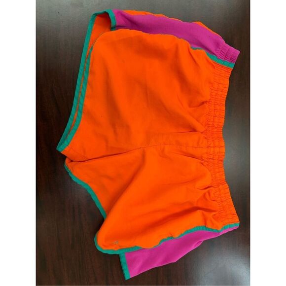 Danskin Now Orange Athletic Shorts Size Large - Picture 1 of 10
